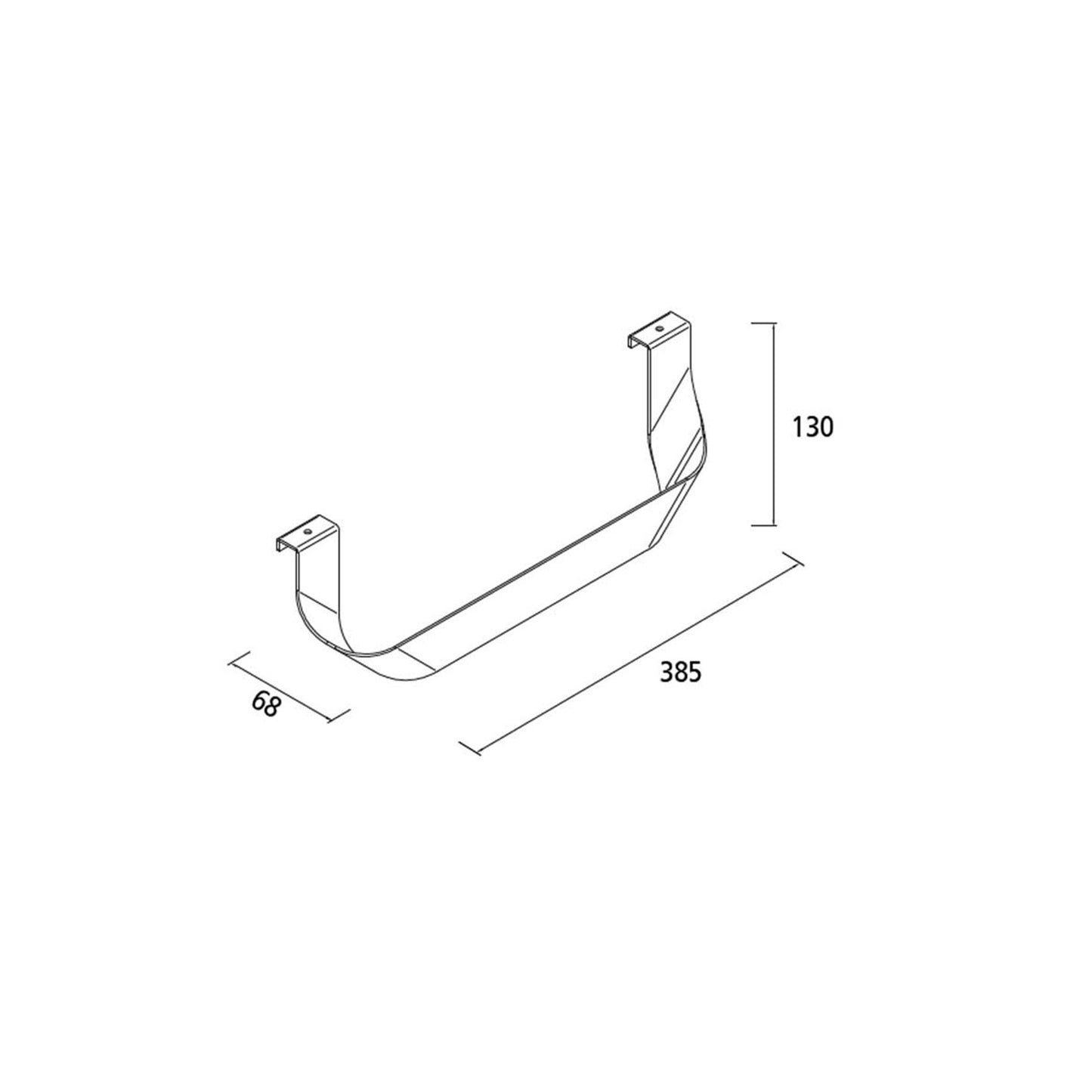 Towel bar Jazz double