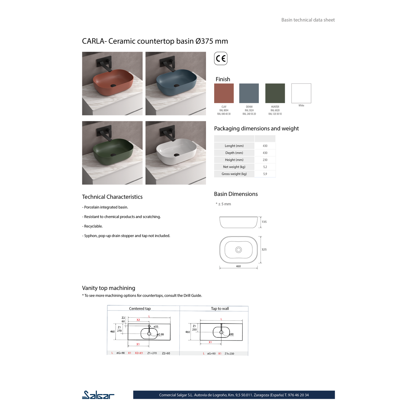 Vase Porcelaine CARLA Argile