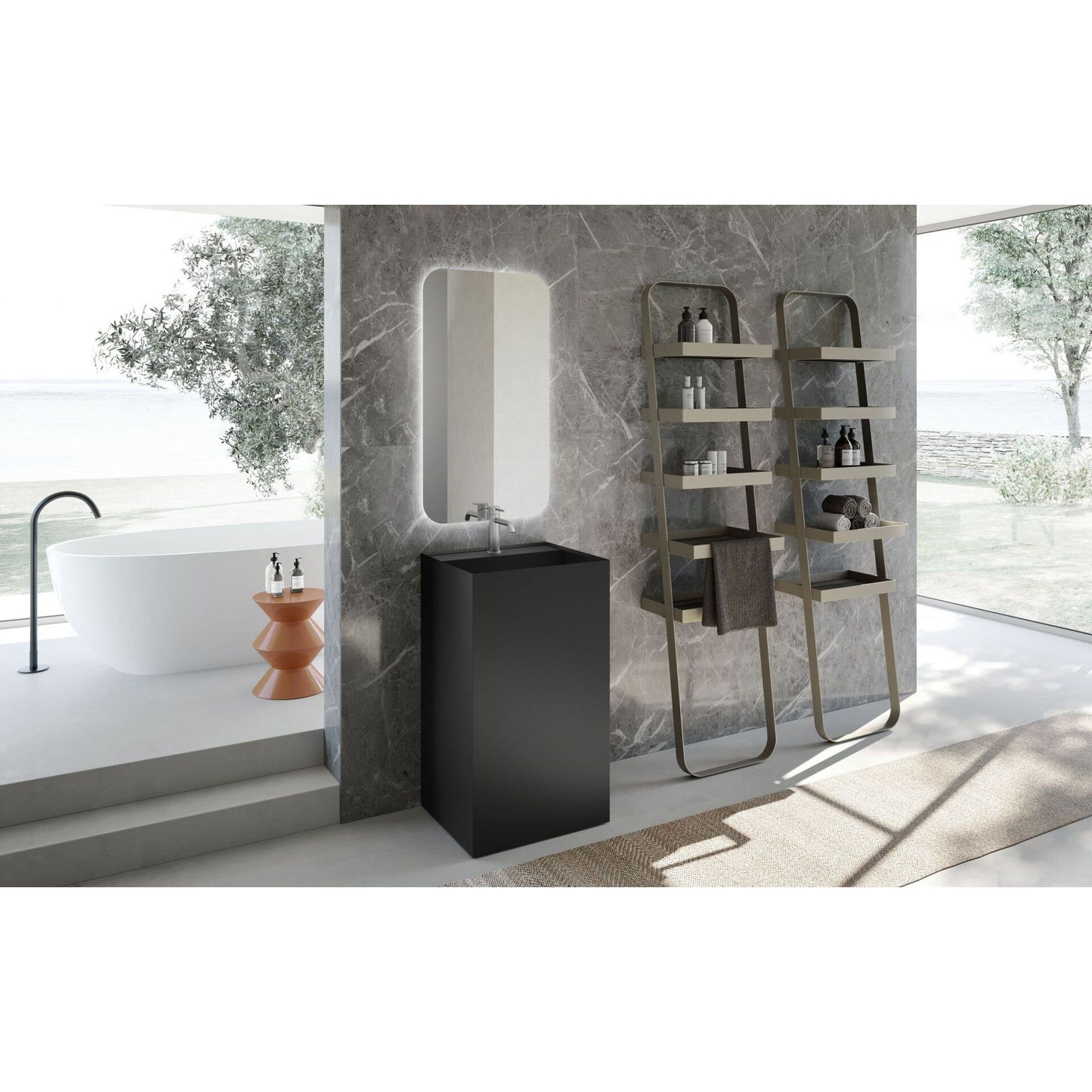 Vessel freestanding KANT Corian *Special order*