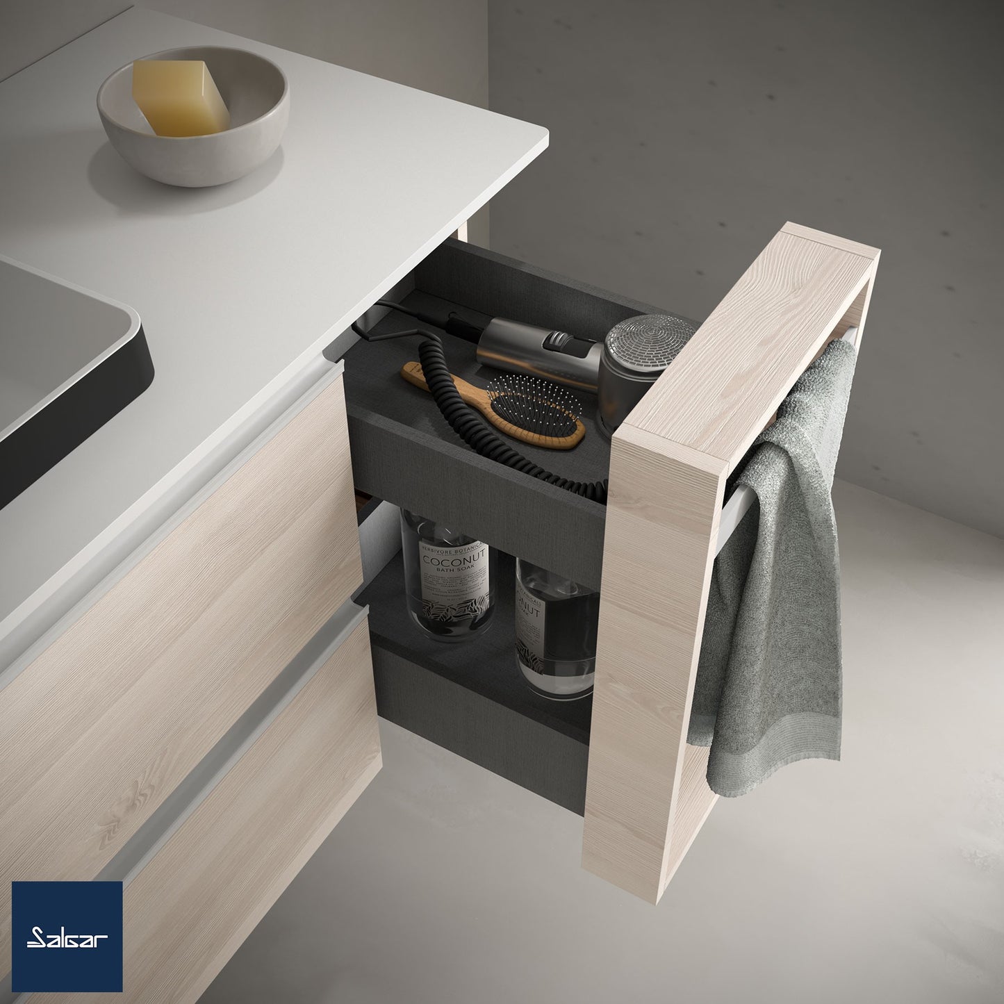 Unité de rangement murale 12 pouces (300) Alliance Naturel