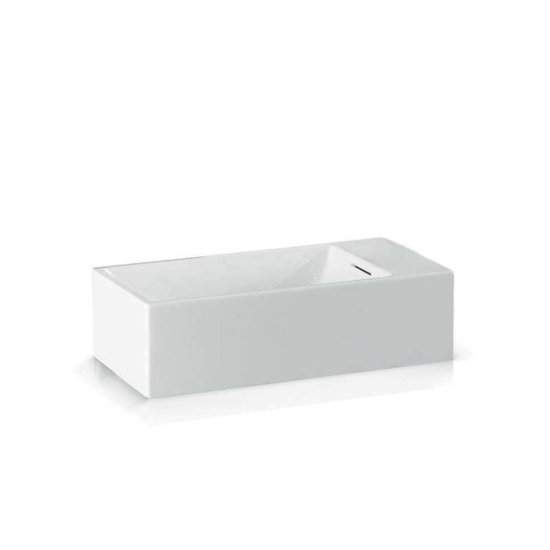 Évier en porcelaine suspendu THIN Bridge 50 L262
