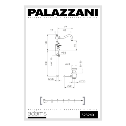 Lavabo faucet Adams 523240