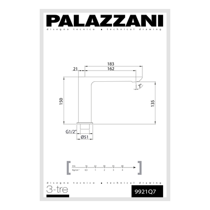 Lavabo spout 3TRE 9921Q7