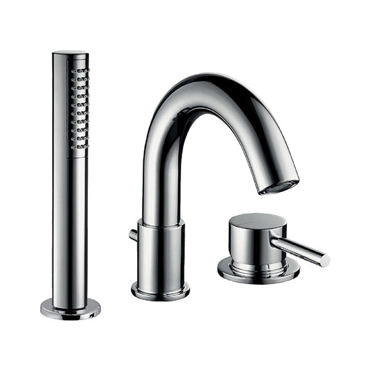 Bath faucet Digit deck mounted single lever with diverter 121393