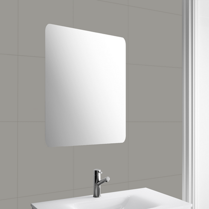 Mirror ROTA rectangular round corners vertical installaton