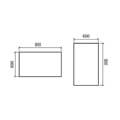 Mirror ROMA matte black frame