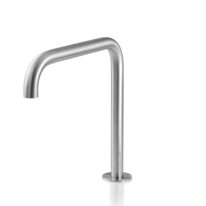 Lavabo spout stainless steel fixed 230mm CAN183