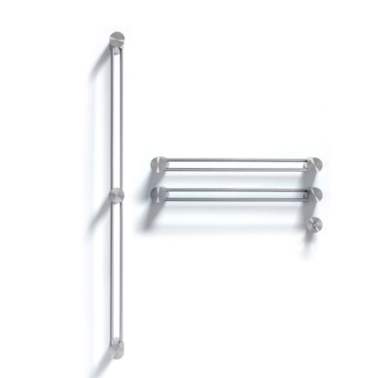 Electric towel warmer 2x L.600 mm and L.1140 mm with remote power TWI058