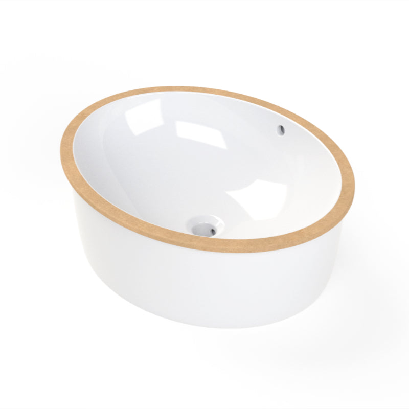 L201 Sopra-sotto piano ovale LAVABO SOUS PLAN