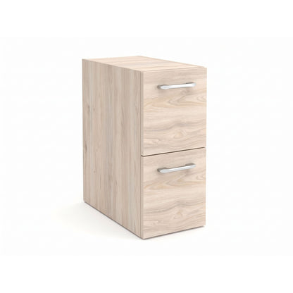 Unité de rangement murale 10 pouces (250) Gris Lustré deux tirrois