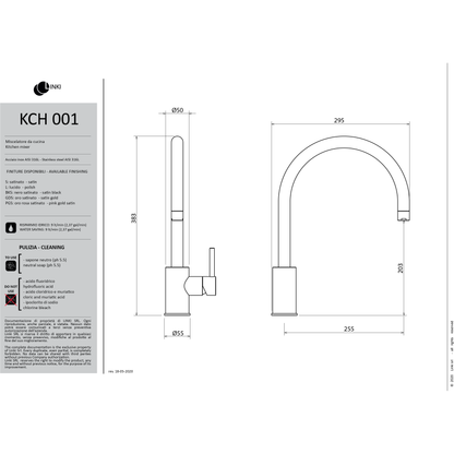 Rubinetto da cucina KCH001