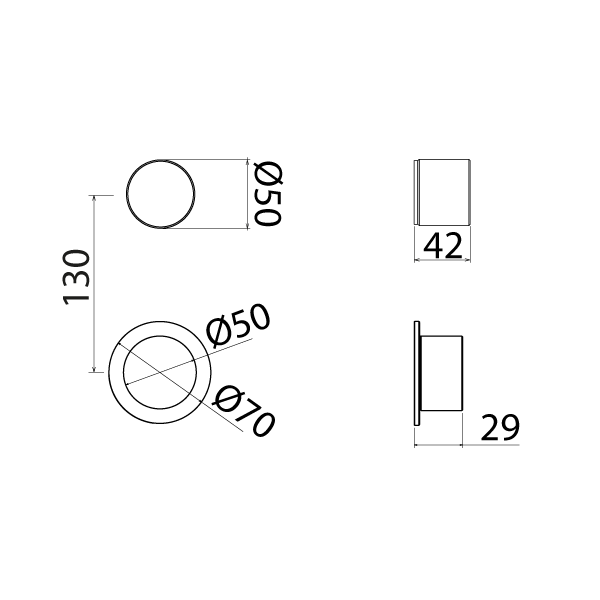 Garniture de douche thermostatique + inverseur 2 ou 3 voies avec butée MRB270 