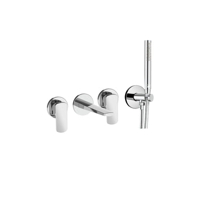 Bath faucet Mis wall mounted double single lever 561399