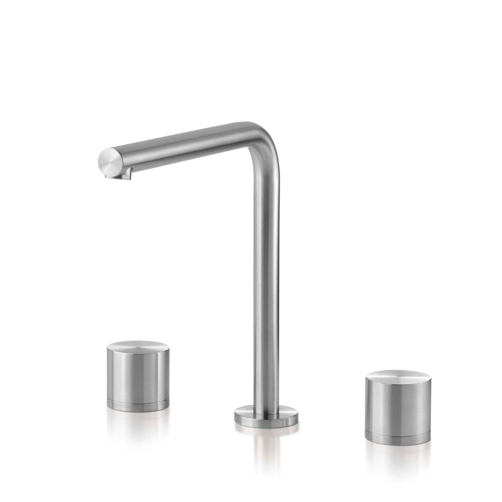 Lavabo faucet 3 holes Puro Up stainless steel PUP233