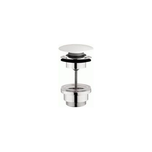 Drain brass with porcelain finish Clic-Clac or Freeflow A045