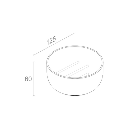 Porte-savon en porcelaine Elite mini C121