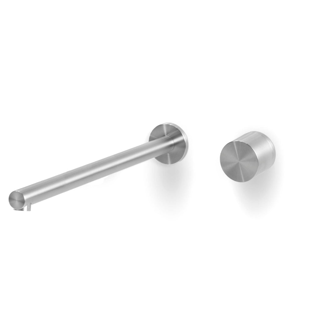 Lavabo wall mounted faucet 2 holes Puro Up stainless steel PUP193