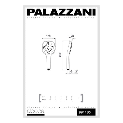Douchette carrée ABS 9911B5