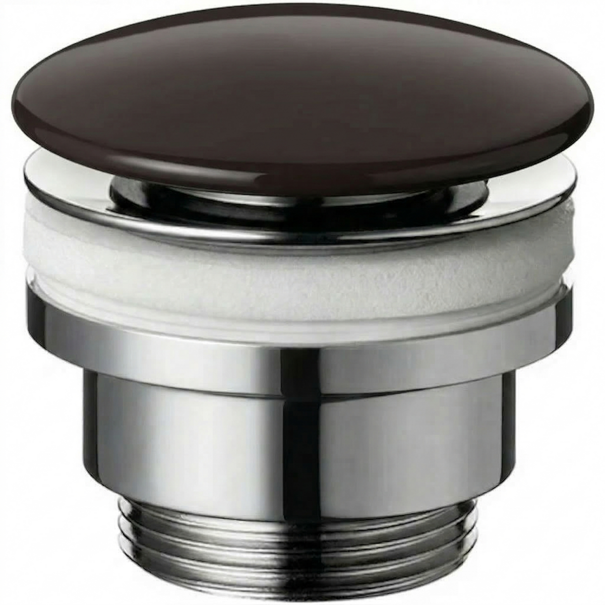 Drain brass with porcelain finish Clic-Clac or Freeflow A045