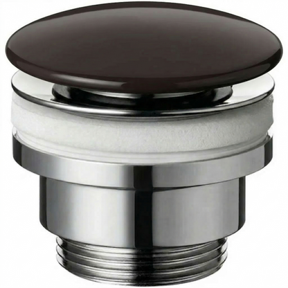 Drain brass with porcelain finish Clic-Clac or Freeflow A045