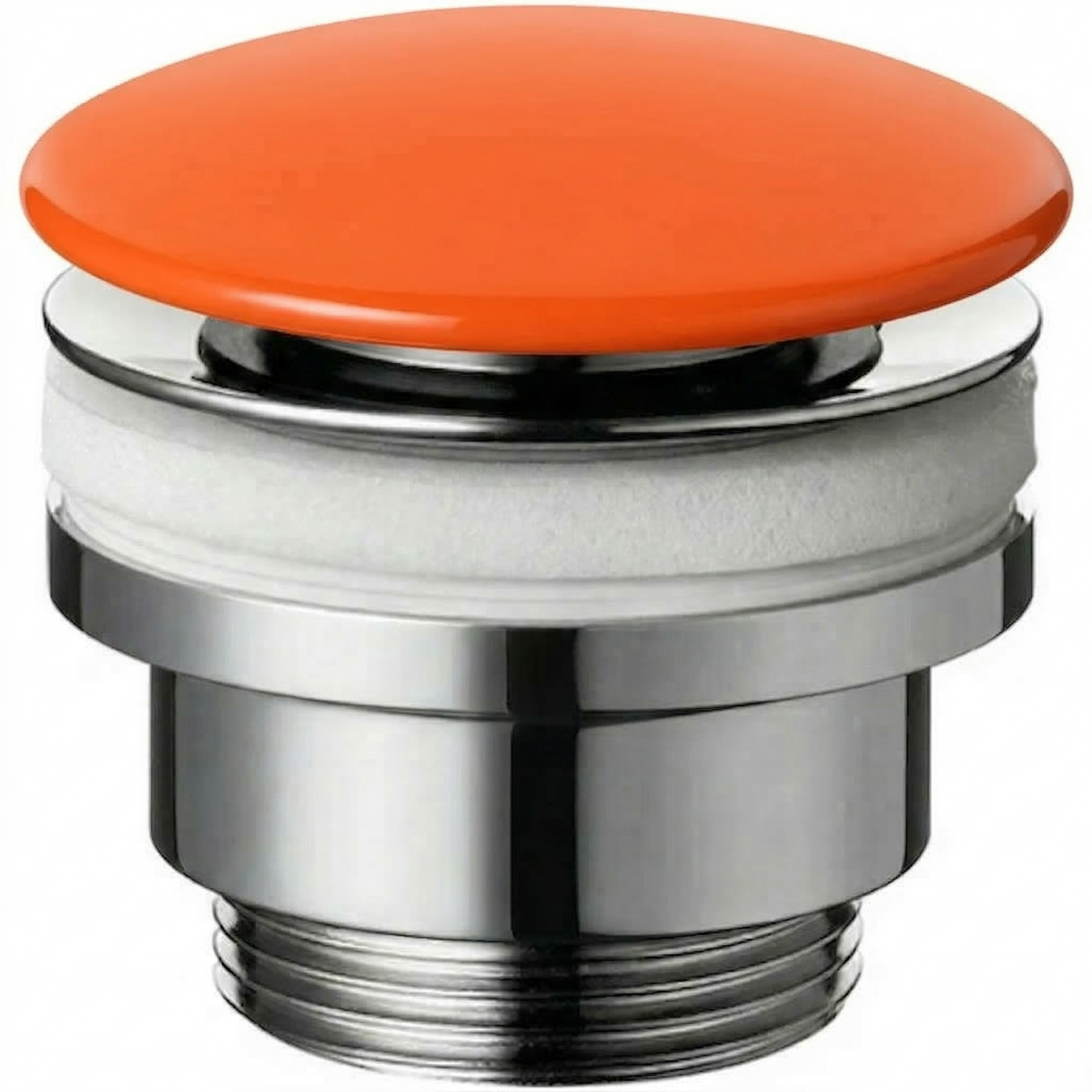 Drain brass with porcelain finish Clic-Clac or Freeflow A045
