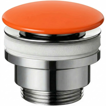 Drain brass with porcelain finish Clic-Clac or Freeflow A045