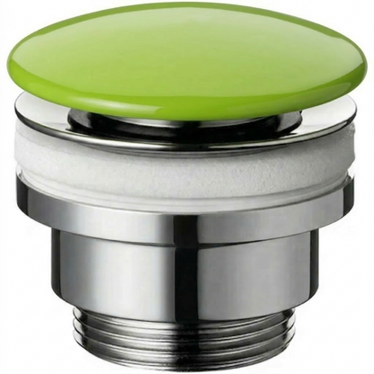 Drain brass with porcelain finish Clic-Clac or Freeflow A045