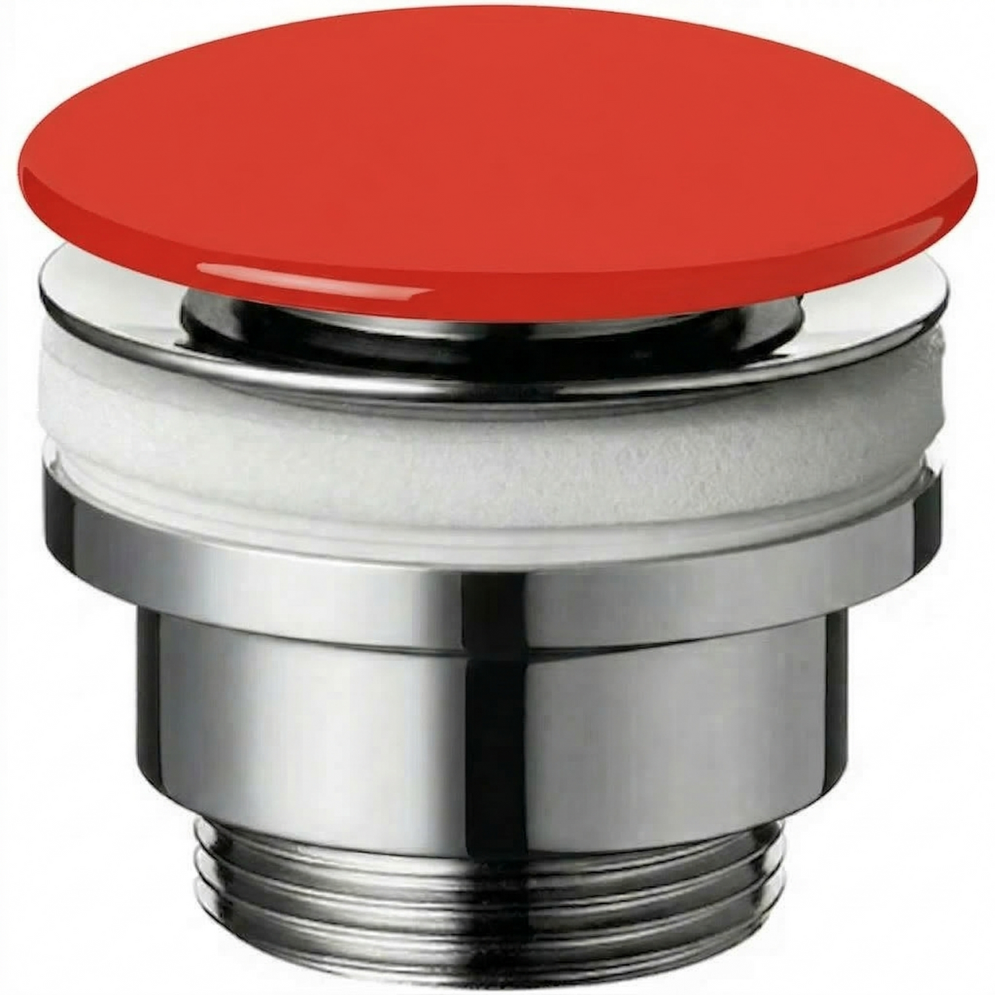 Drain brass with porcelain finish Clic-Clac or Freeflow A045