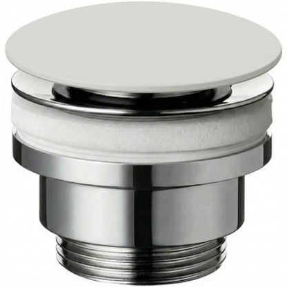 Drain brass with porcelain finish Clic-Clac or Freeflow A045