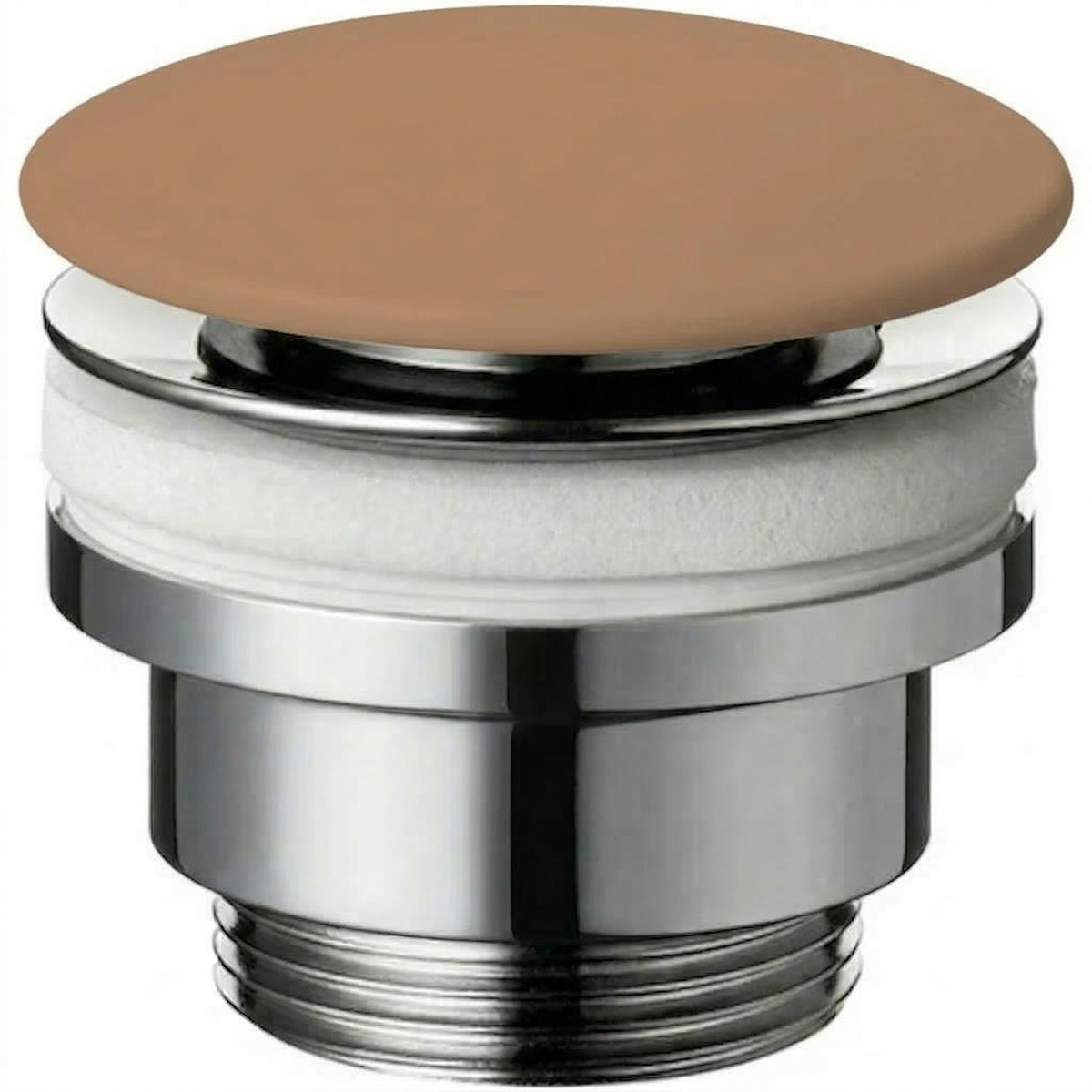 Drain brass with porcelain finish Clic-Clac or Freeflow A045