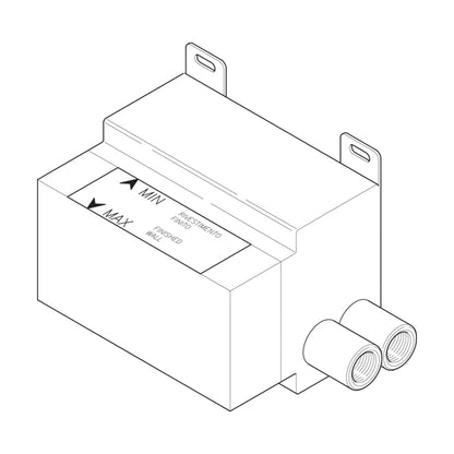 Rough-in for wall-mounted lavabo mixer BOX003