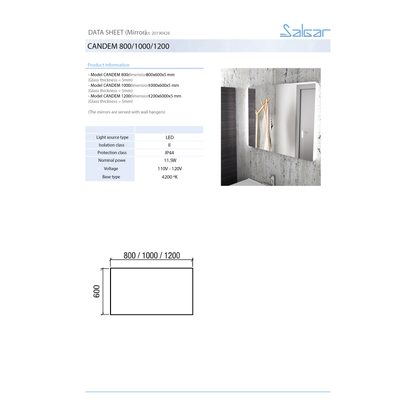 Miroir Candem 1000