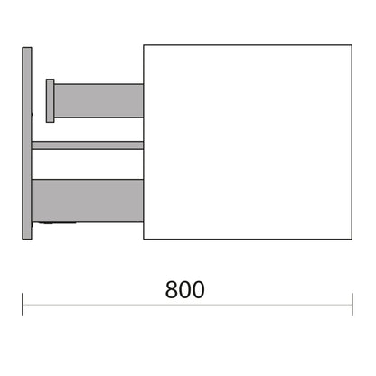 Vanité Biba 40 pouces (1000) 1 tiroir complet + 1 tiroir intérieur **COULEURS SUR COMMANDE SPÉCIALE**