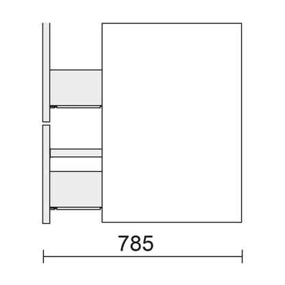 Vanity  Fussion Spirit 40 inches (1000) 2 drawers (Floor standing) **SPECIAL ORDER COLORS**