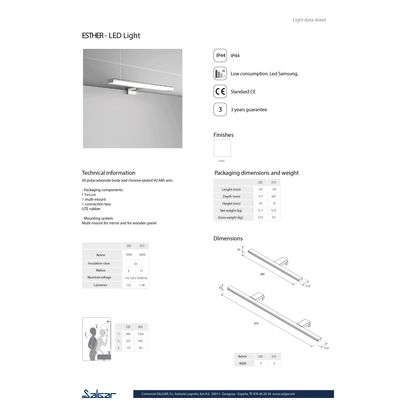 LED light Esther 280