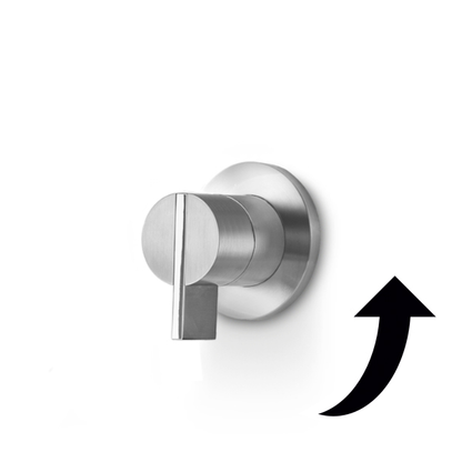 Trim for shut off valve wall mount cold water Insert stainless steel INS420