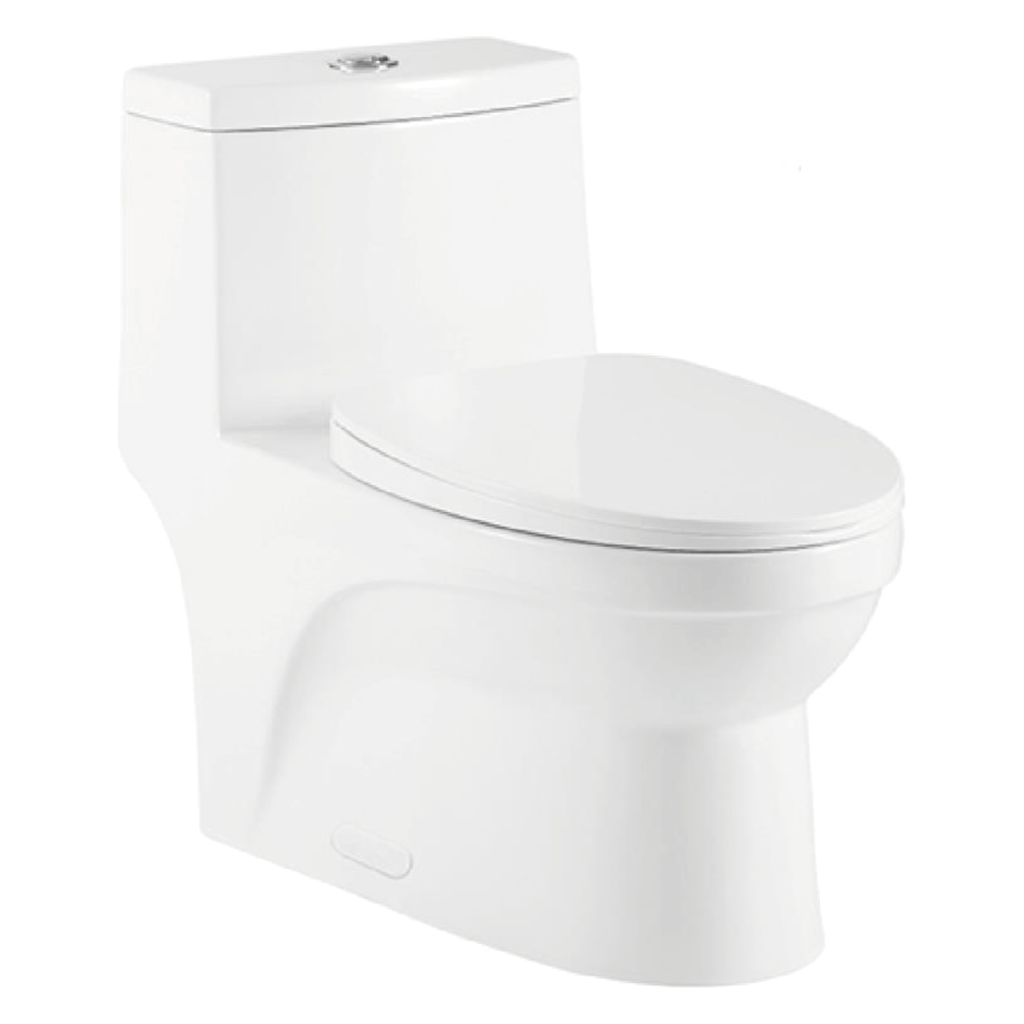 One piece floor mounted toilet Kapa gloss white – Pierdeco Design Inc.