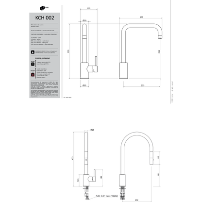 Robinet de cuisine KCH002