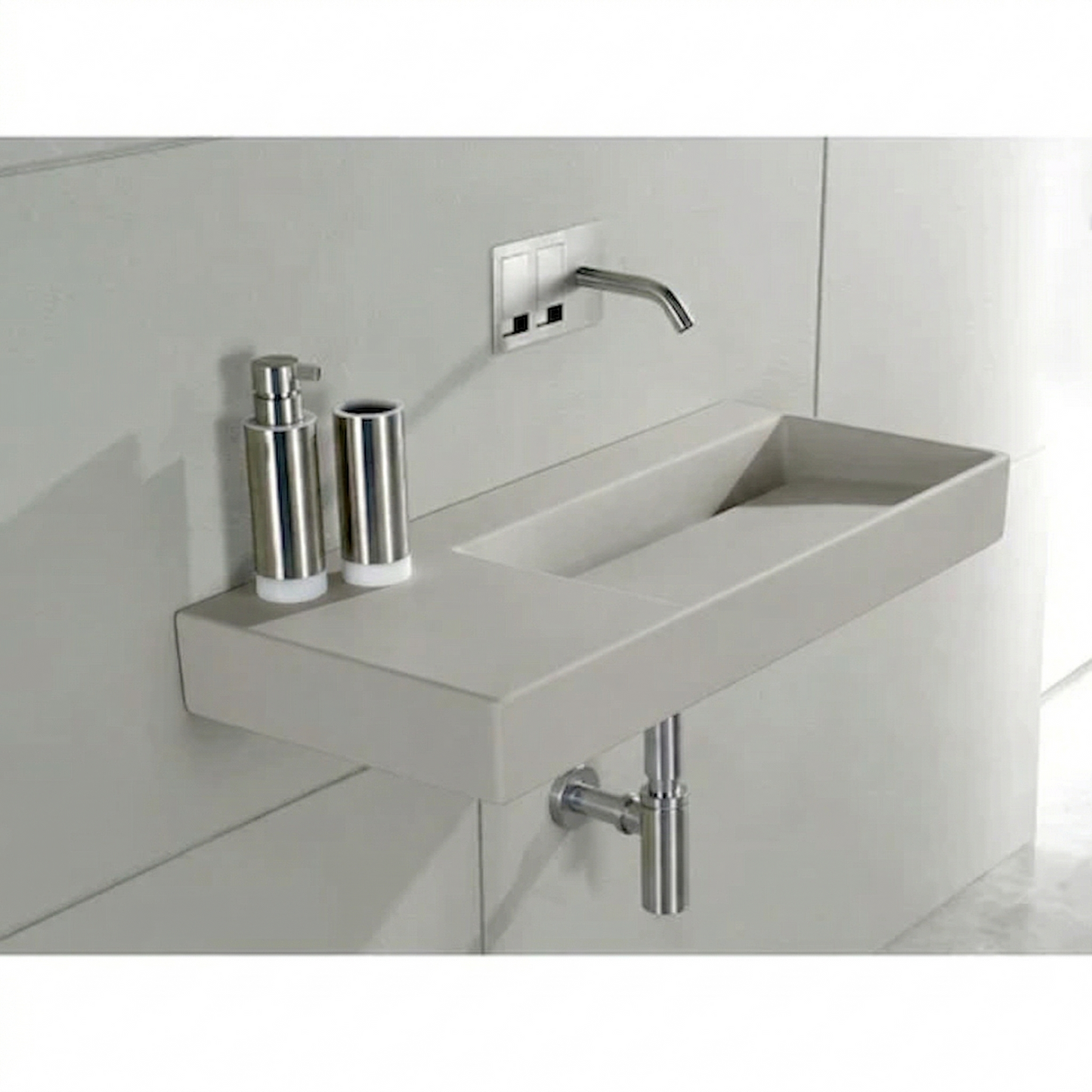 Porcelain sink P35 SX L014