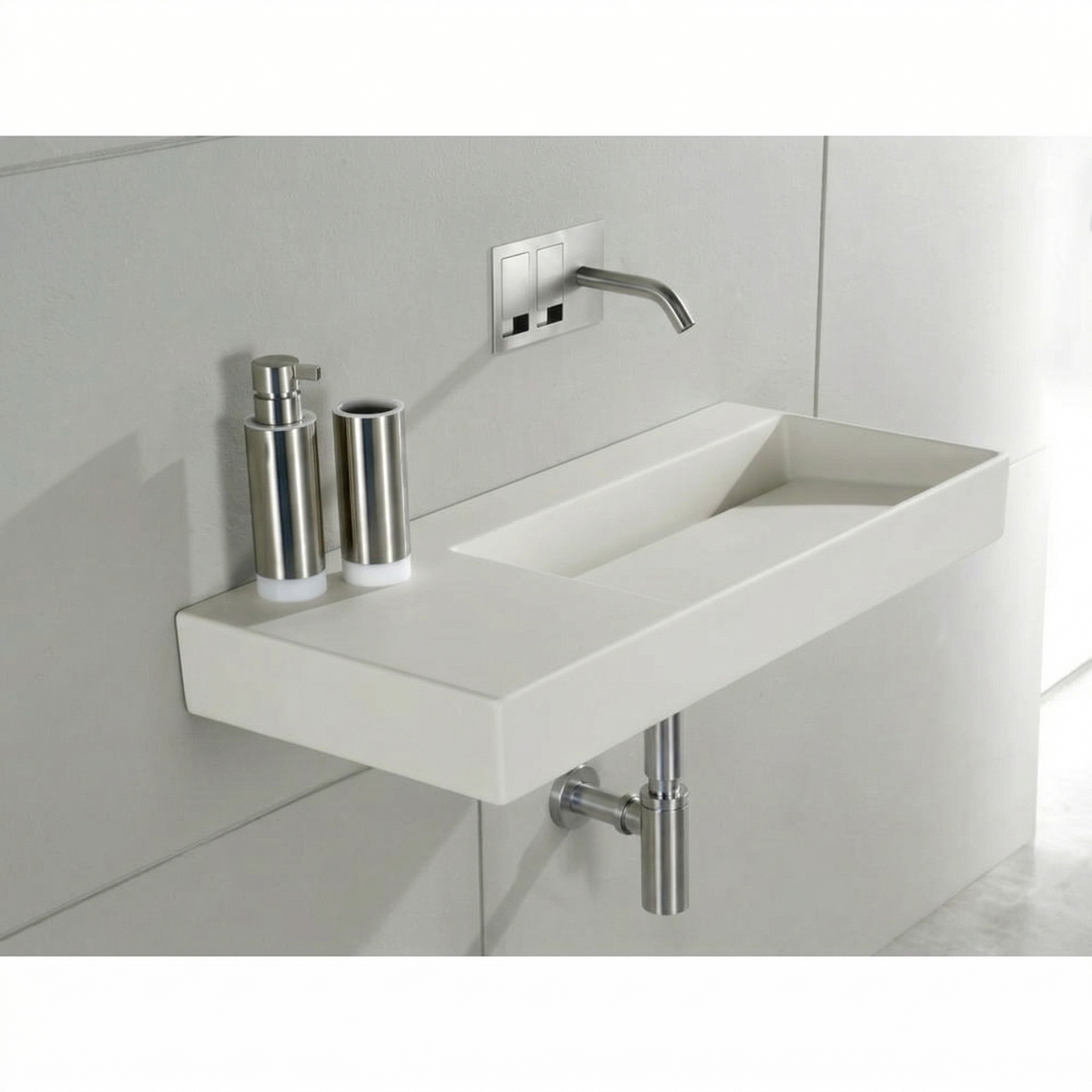 Porcelain sink P35 SX L014