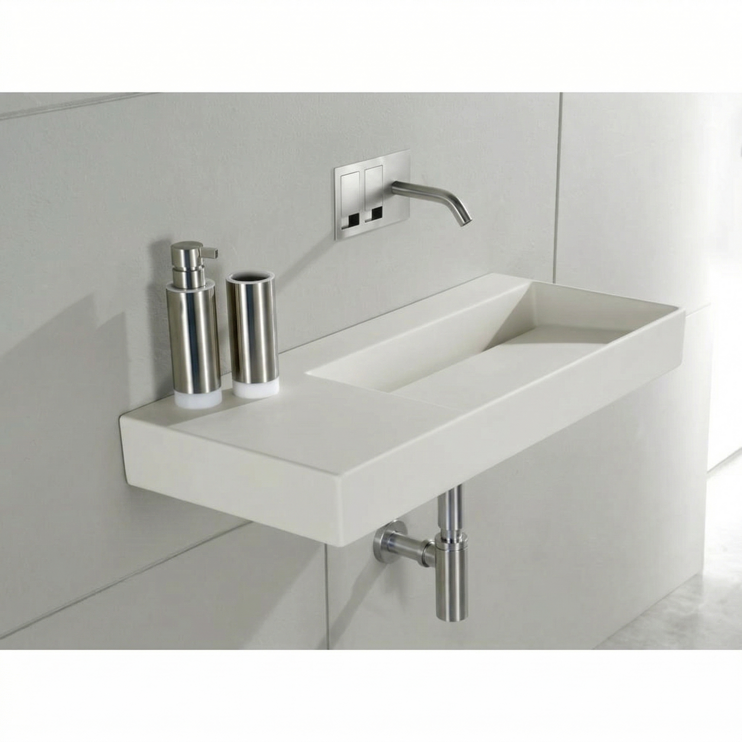 Porcelain sink P35 SX L014