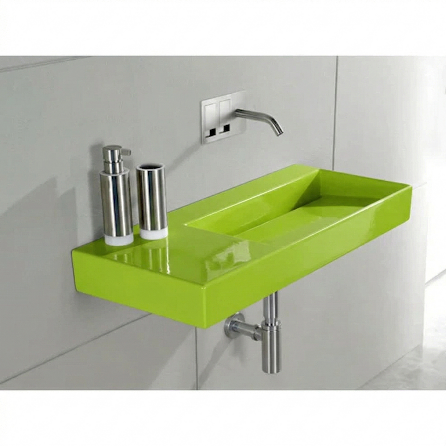 Porcelain sink P35 SX L014