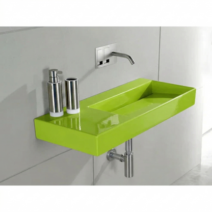 Porcelain sink P35 SX L014