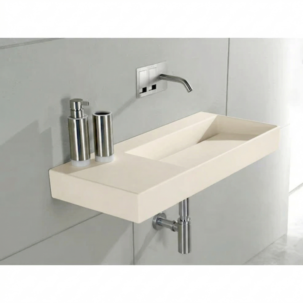 Porcelain sink P35 SX L014