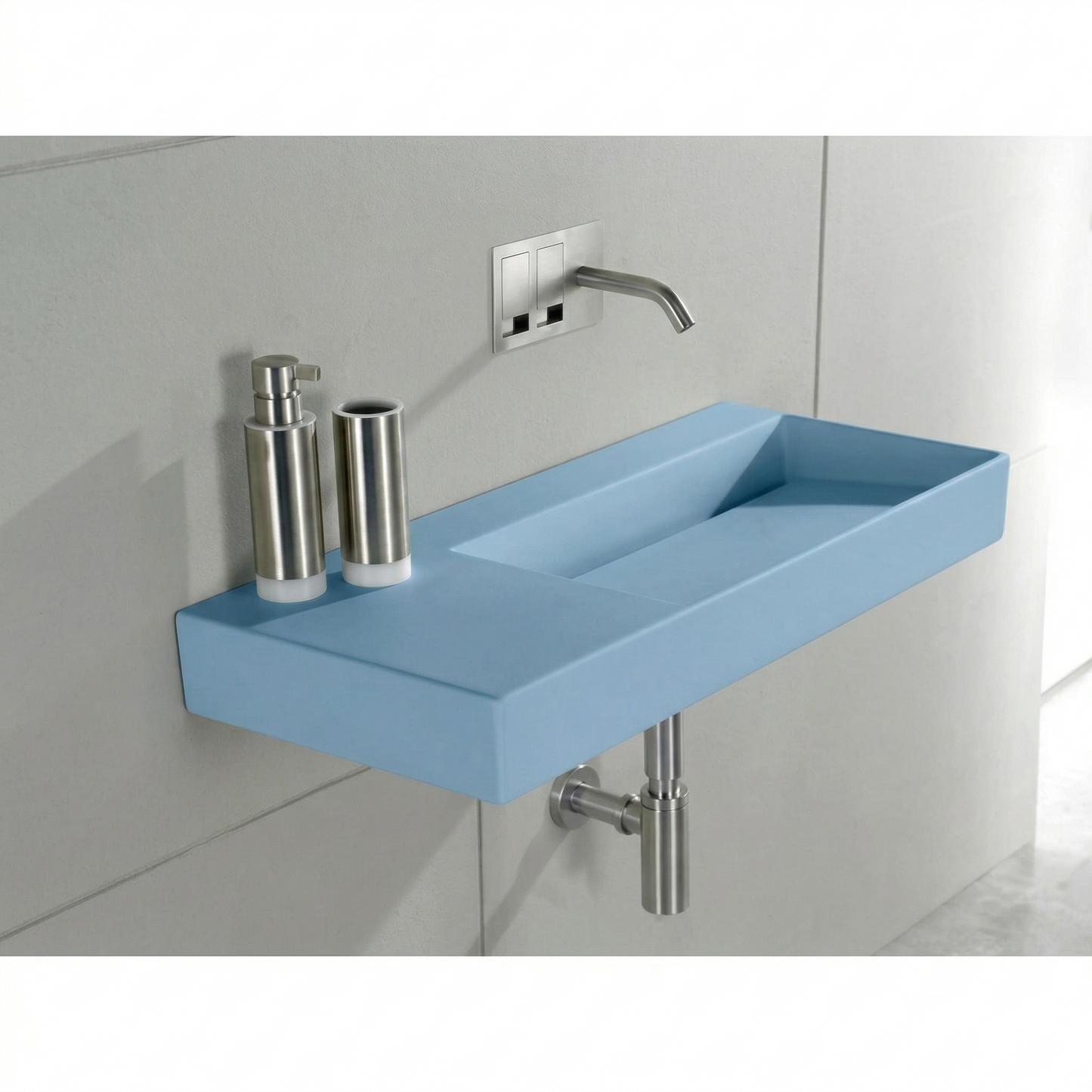 Porcelain sink P35 SX L014
