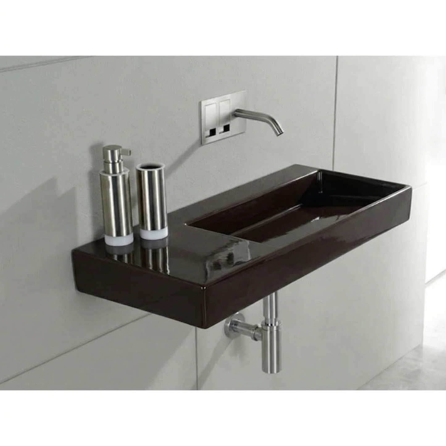 Porcelain sink P35 SX L014
