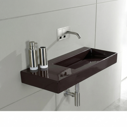 Porcelain sink P35 SX L014