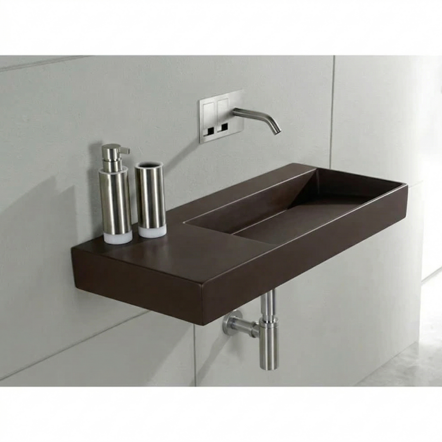 Porcelain sink P35 SX L014