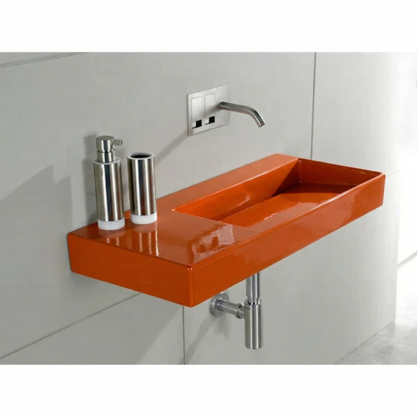 Porcelain sink P35 SX L014