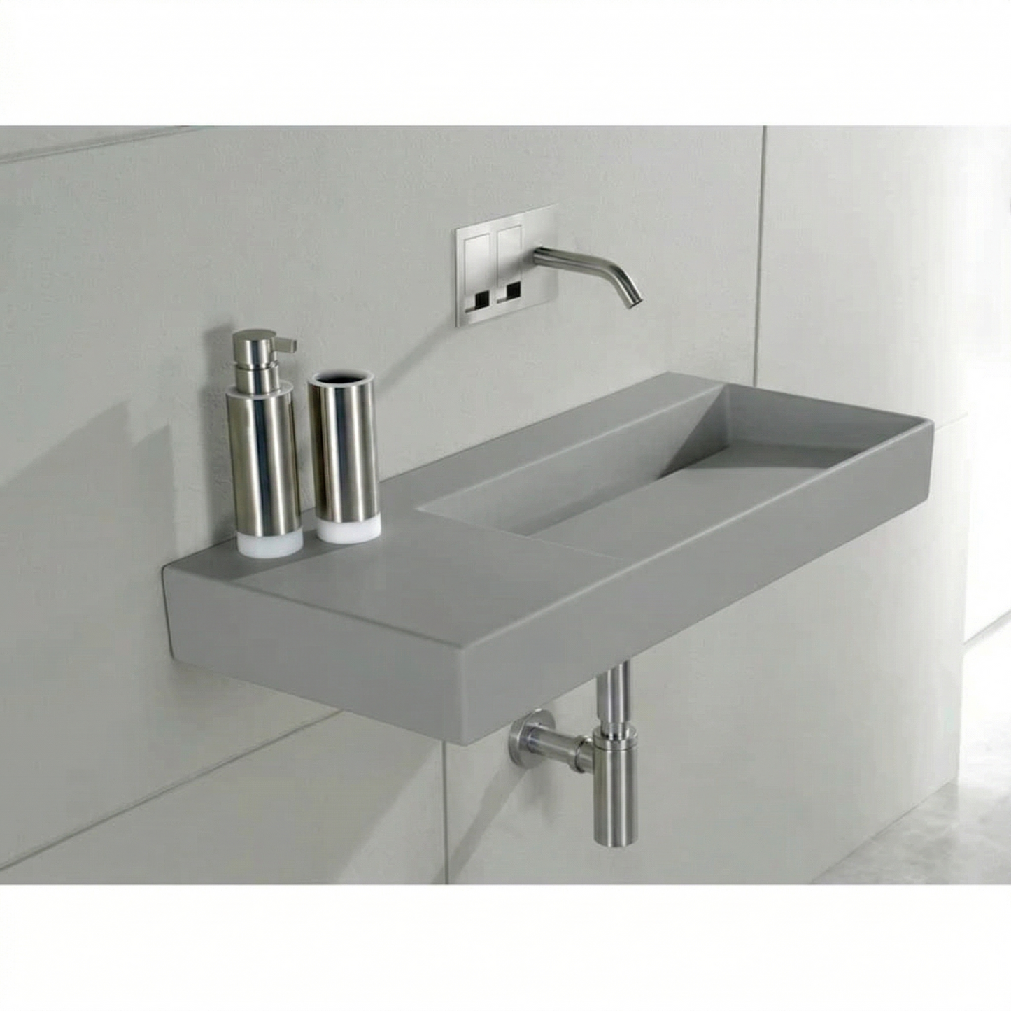 Porcelain sink P35 SX L014